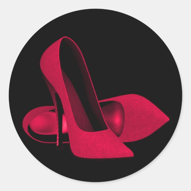 Autocollants élégants de chaussures à talons hauts (Devant)