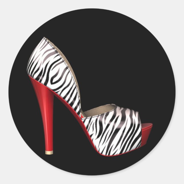 Autocollants élégants de chaussures à talons hauts (Devant)