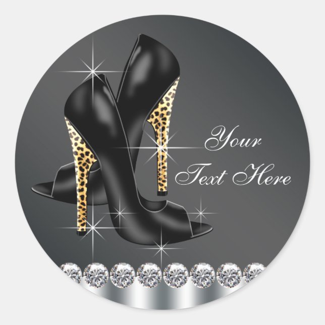 Autocollants élégants de chaussures à talons hauts (Devant)