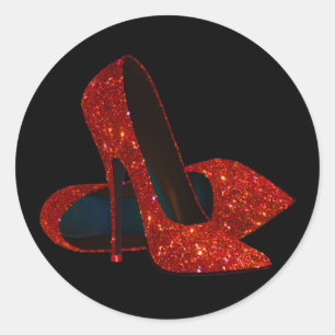 Autocollants élégants de chaussures à talons hauts