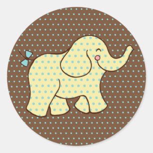 Autocollants Éléphant Bébé