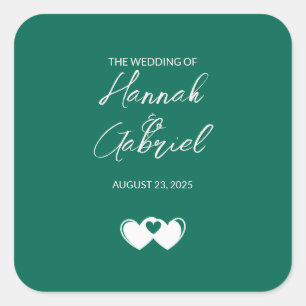 Autocollants Emerald personnalisés