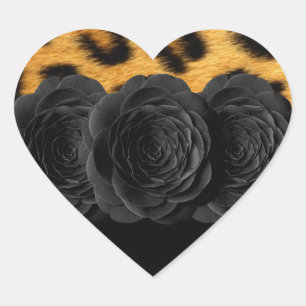 Autocollants Empreintes de léopard