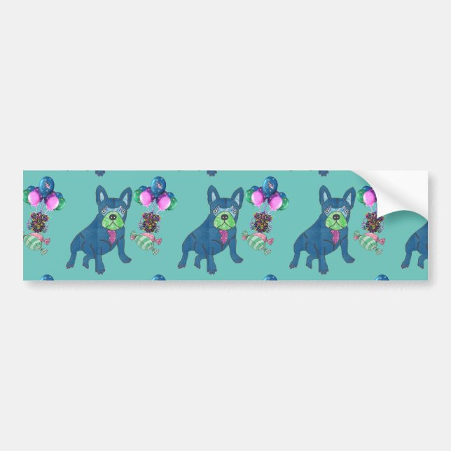 Autocollants en bulldog français (Devant)