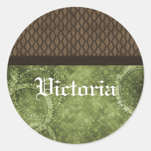 Autocollants en métal vapeur, vert