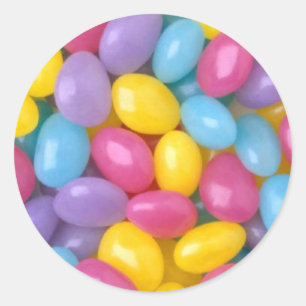 Autocollants en pastel de dragées à la gelée de