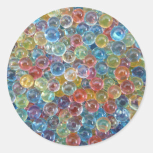autocollants en perles de verre coloré