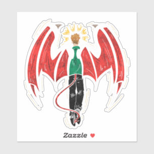 Autocollants en vinyle de 14 po x 14 po sur mesure