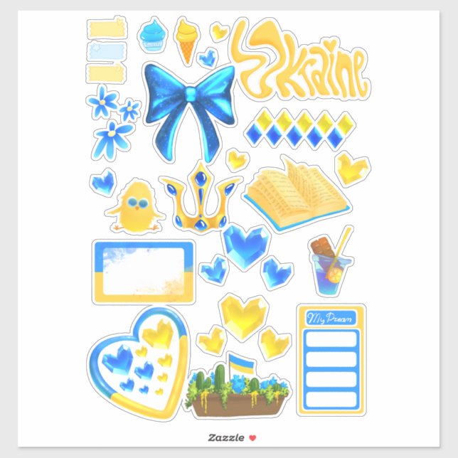 Autocollants en vinyle découpés sur mesure pour le (Feuille)