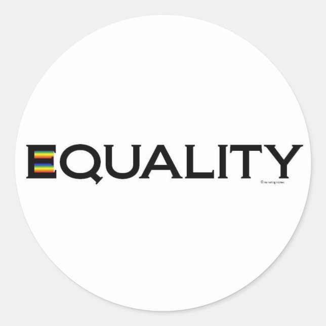 Autocollants EQUALITY (Devant)