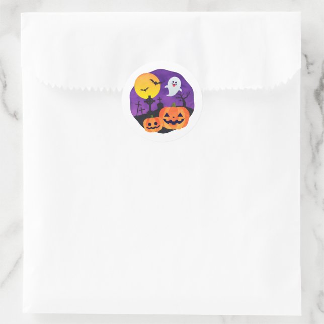 Autocollants esthétiques Halloween sombres (Sac)