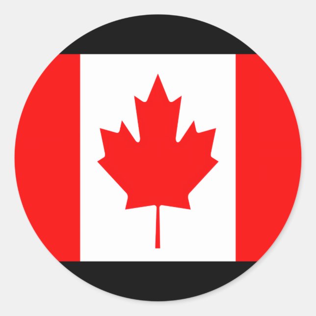 Autocollants et étiquettes autocollants Canada (Devant)