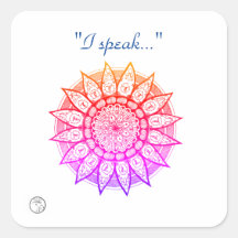 Autocollants et étiquettes avec énergie Chakra