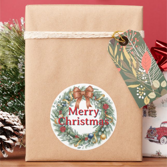 Autocollants et scellants pour couronnes de Noël j (vacances)