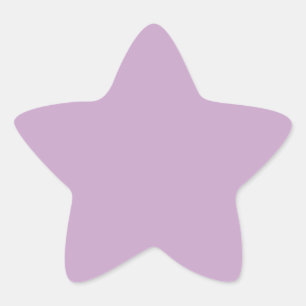 Autocollants étoile minimalistes lilas pastel pour