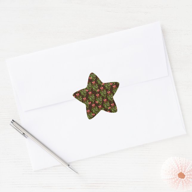 Autocollants étoiles de Noël (Enveloppe)