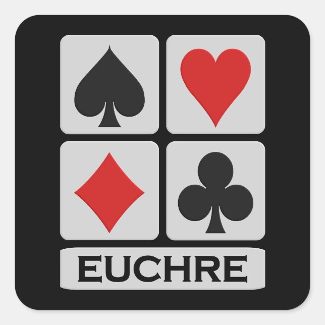 Autocollants Euchre (Devant)