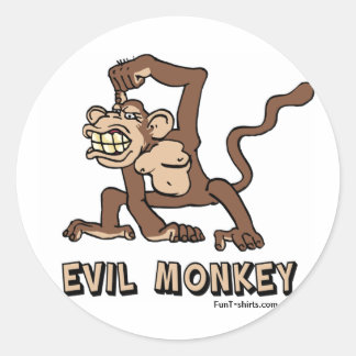 Autocollants Evil Monkey