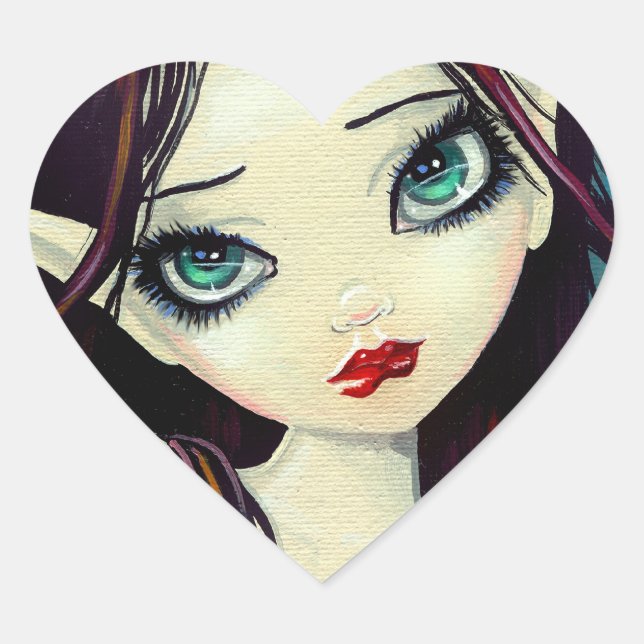 Autocollants Fairy Eyes Heart (Devant)