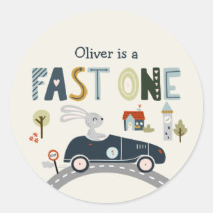 Autocollants Fast One Car Thématique 1er Anniversa