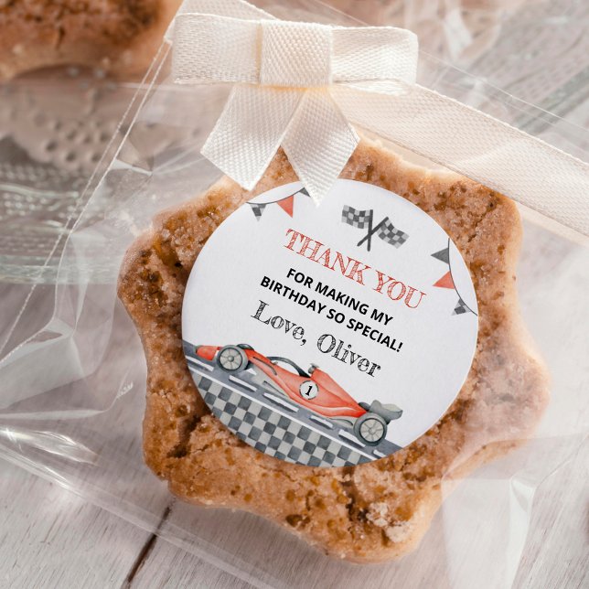 Autocollants Fast One Red Race 1er (Créateur téléchargé)