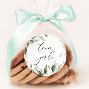 autocollants fille équipe verdure