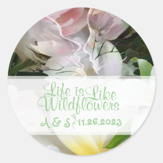Autocollants Fleur Sauvage