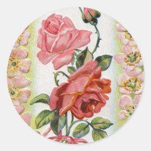 Autocollants Fleurs de Pâques Vintage