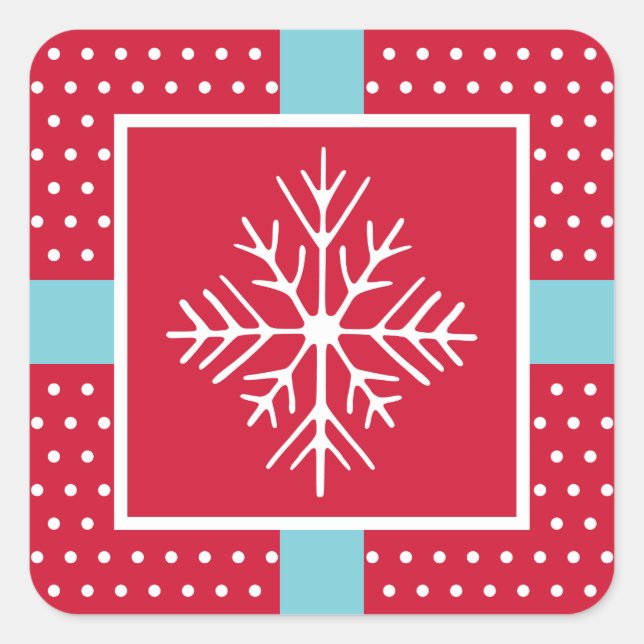 Autocollants Flocon de Neige (Devant)