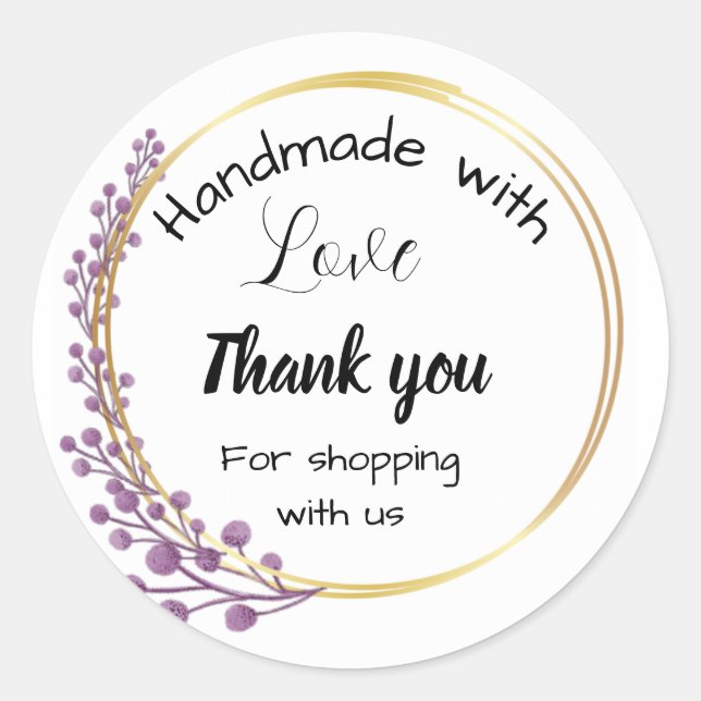 Autocollants Floral Business (Devant)