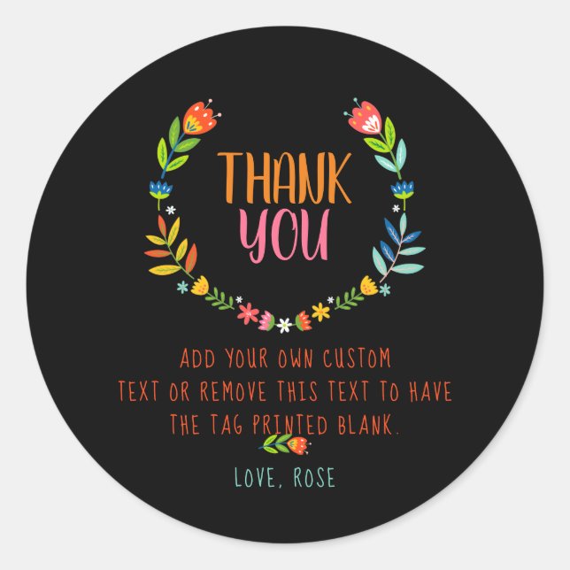 Autocollants floraux mexicains (Devant)