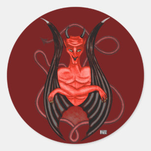 Autocollants foncés d'ange