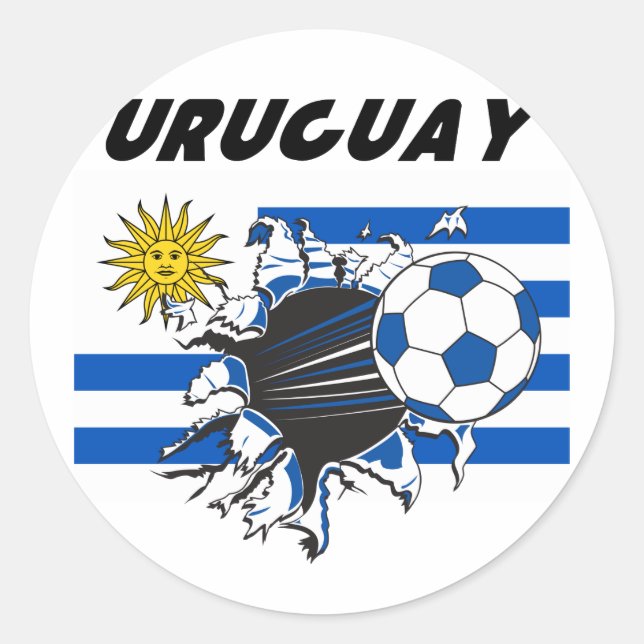 Autocollants Football uruguayens (Devant)