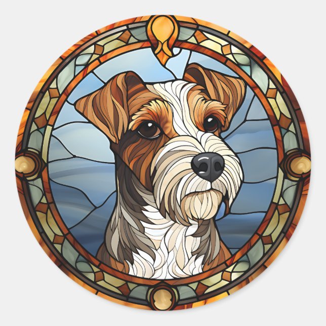 Autocollants Fox Terrier (Devant)