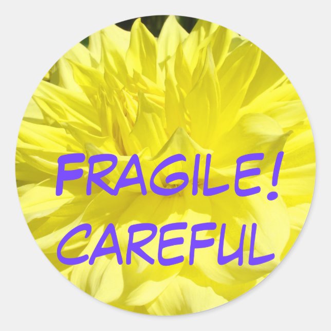Autocollants Fragile ! Autocollants Prudence Embal (Devant)