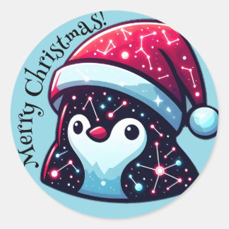 Autocollants Galaxy Penguin | Thème spatial