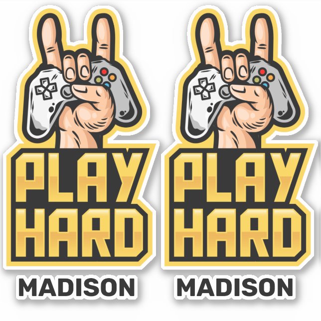 Autocollants Gamer (Devant)