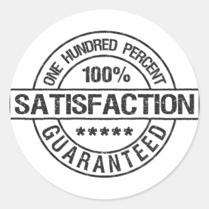 Autocollants GARANTIS PAR SATISFACTION