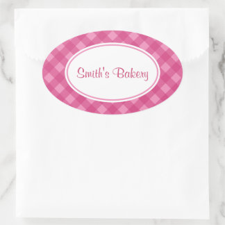 Autocollants Gingham Rose Rose