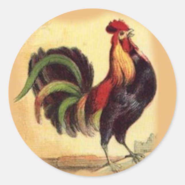 Autocollants Gorgeoud Rooster (Devant)