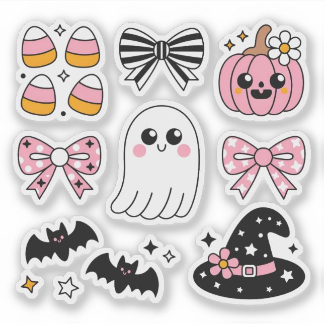 Autocollants Halloween (Devant)