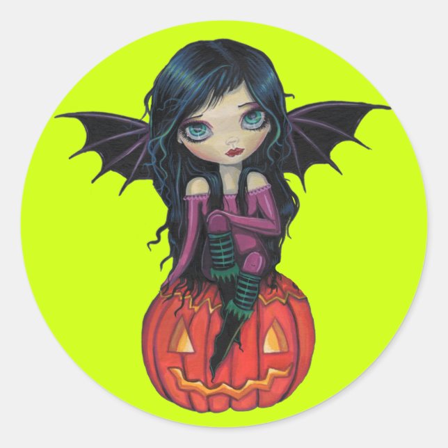 Autocollants Halloween Pumpkin Pixie (Devant)