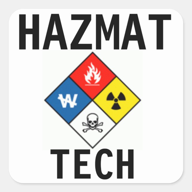 Autocollants Haz Mat Tech (Devant)