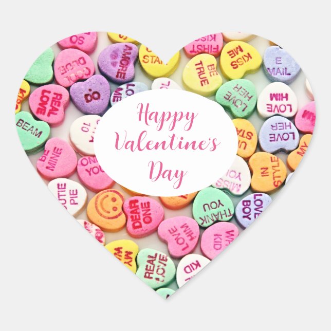 Autocollants Heureuses Saintes-Valentin (Devant)