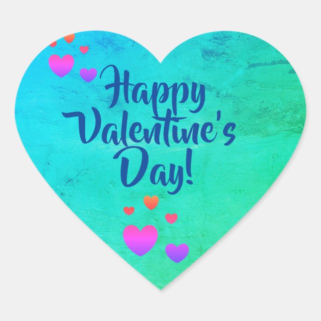 Autocollants Heureuses Saintes-Valentin par dalDes (Devant)