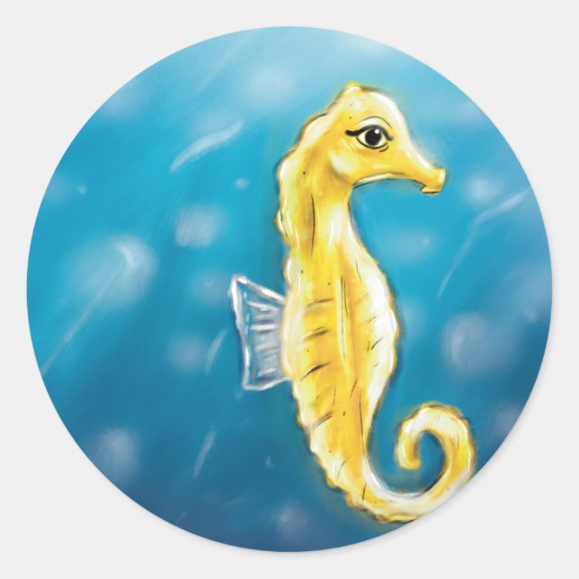 Autocollants hippocampes (Devant)