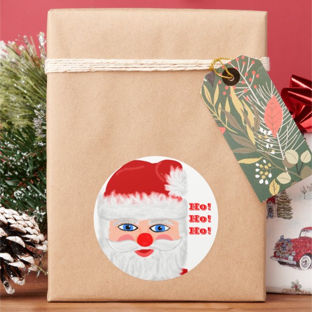 Autocollants Ho Ho Ho du Père Noël (vacances)