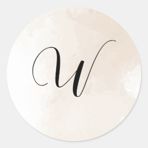 Autocollants initiaux d'invitation de mariage