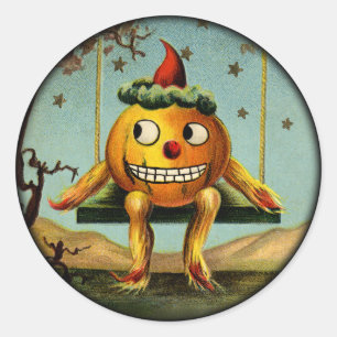 Autocollants Jack-o'-lantern Man vintage
