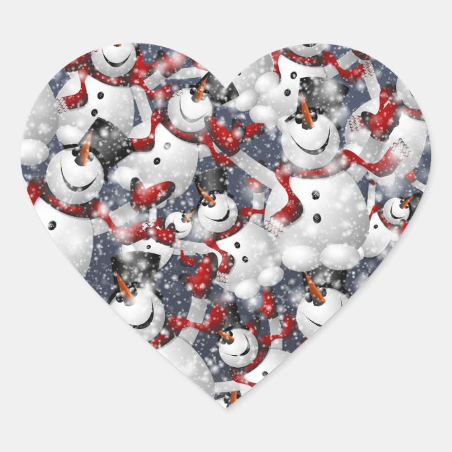 autocollants jolly snowman (Devant)